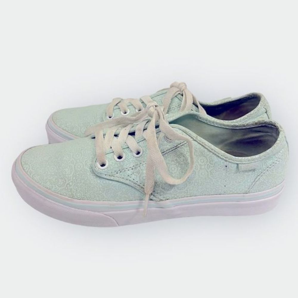 Vans Authentic Low-Top Lace-Up Sneakers in Mint